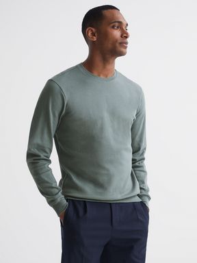 Reiss Oswold Textured Sweatshirt
