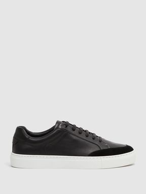 Reiss Ashley Leather Trainers