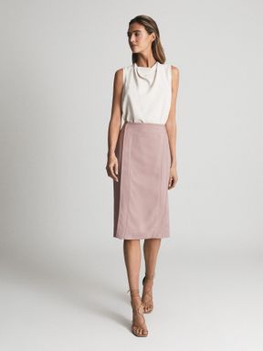 Reiss Marty Tipped Pencil Skirt
