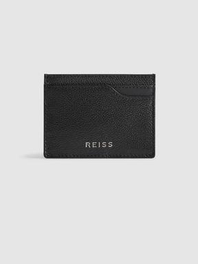 Reiss Cabot Leather Cardholder