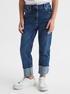 Reiss Bradie Turn-Up Relaxed Jeans