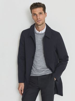 Reiss Perrin Mac With Removable Zip Neck Insert
