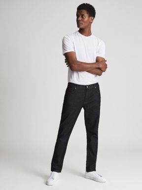 Reiss Marina Tapered Slim Fit Jersey Stretch Jeans