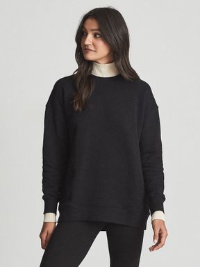 Reiss Robyn Ribbed Roll Neck Sweater