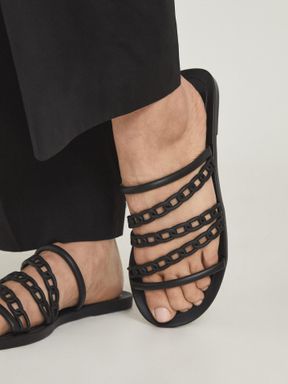 Reiss Magda Chain Detail Jelly Sandals