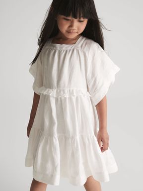 Reiss Allie Junior Tiered Mini Dress