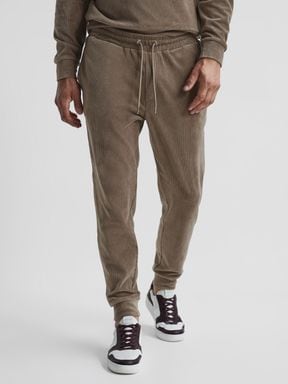 Pantalons de jogging Reiss Kaiden en velours côtelé avec cordon de serrage