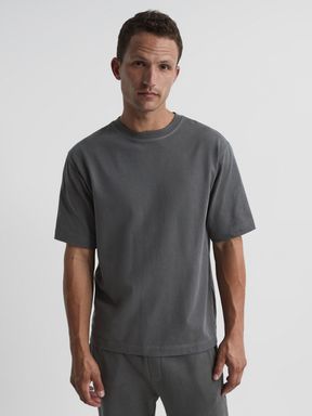 Reiss Tate Stückgefärbtes T-Shirt in Relaxed Fit