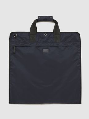 Reiss Callum Nylon Webbing Suit Bag