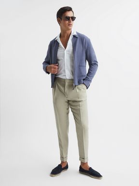 Reiss Slate Tapered Trousers