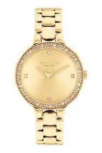 COACH Ladies Gold Tone Chelsea Watch