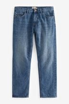 Vintage Blue Straight 100% Cotton Authentic Jeans