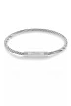 Calvin Klein Jewellery Gents Silver Tone Medern Grid Metal Wire Bracelet