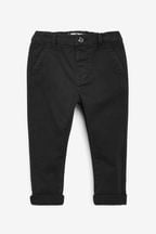 Black Stretch Chinos Trousers (3mths-7yrs)