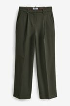 Dark Green Rochelle Humes Tailored Straight Leg Trousers