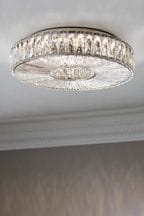 Clear Aria Large Flush Fitting Ceiling Light