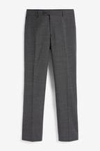 Grey Tailored Fit Signature TG Di Fabio Wool Rich Puppytooth Suit: Trousers