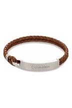Calvin Klein Jewellery Gents Iconic For Him Braided Brown Bracelet