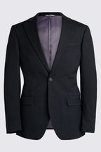 MOSS Charcoal Grey Tailored Stretch Suit: Jacket