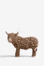Brown Hamish the Highland Extra Large Ornament Cow