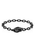 Armani Exchange Jewellery Gents Black Bracelet