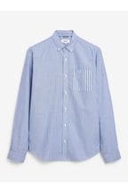 Blue/White Mix Stripe Stripe Long Sleeve Shirt