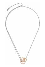 Olivia Burton Jewellery Ladies Pink Classics Crystal Interlink Necklace