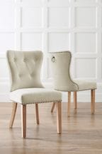   Set Of 2 Blair Dining Chairs With Natural Legs 