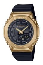 Casio 'G-Shock' Gold and Black Stainless Steel and Plastic/Resin Quartz Watch