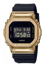 Casio 'G-Shock' Gold and Black Stainless Steel and Plastic/Resin Quartz Watch