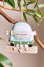 Blue Wedding Car Hanging Decoration