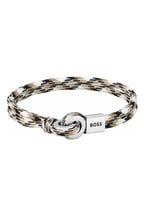 BOSS White Jewellery Gents Thad Sport Cord Bracelet