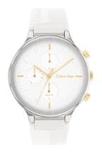 Calvin Klein Ladies Energize White Watch