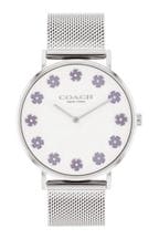 COACH Ladies Silver Tone Perry Watch