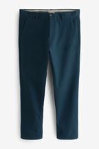 Dark Blue Slim Stretch Chino Trousers