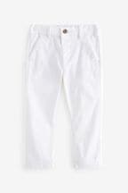 White Stretch Chinos Trousers (3mths-7yrs)