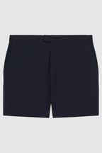 Reiss Navy Club Elasticated Waistband Shorts