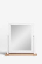 Chalk White Malvern Paint Effect Rectangular Dressing Table Mirror