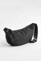 Black Cross-Body Sling Bag