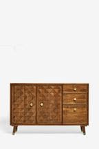 Dark Lloyd Mango Wood Slim Sideboard