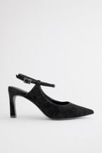 Black Regular/Wide Fit Forever Comfort® With Motionflex Hardware Point Toe Heels