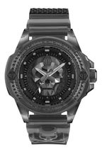 Philipp Plein Gents Grey The $Kull Synthetic Watch