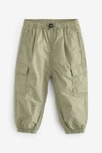 Sage Green Toggle Cargo Trousers (3mths-7yrs)