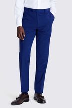 MOSS Royal Blue Tailored Fit Performance Suit Trousers