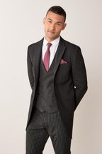 Black Slim Morning Suit Jacket