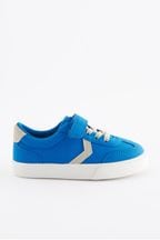 Cobalt Blue Standard Fit (F) Touch Fastening Chevron Trainers