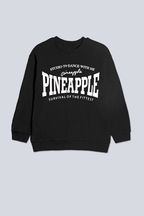 Pineapple Black Girls Sweatshirt