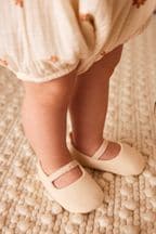 Neutral Ballet Baby Shoes (0-24mths)