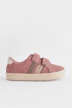 Fig Pink Leather Trainers