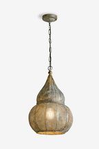 Brushed Silver Tangier Pendant Ceiling Light